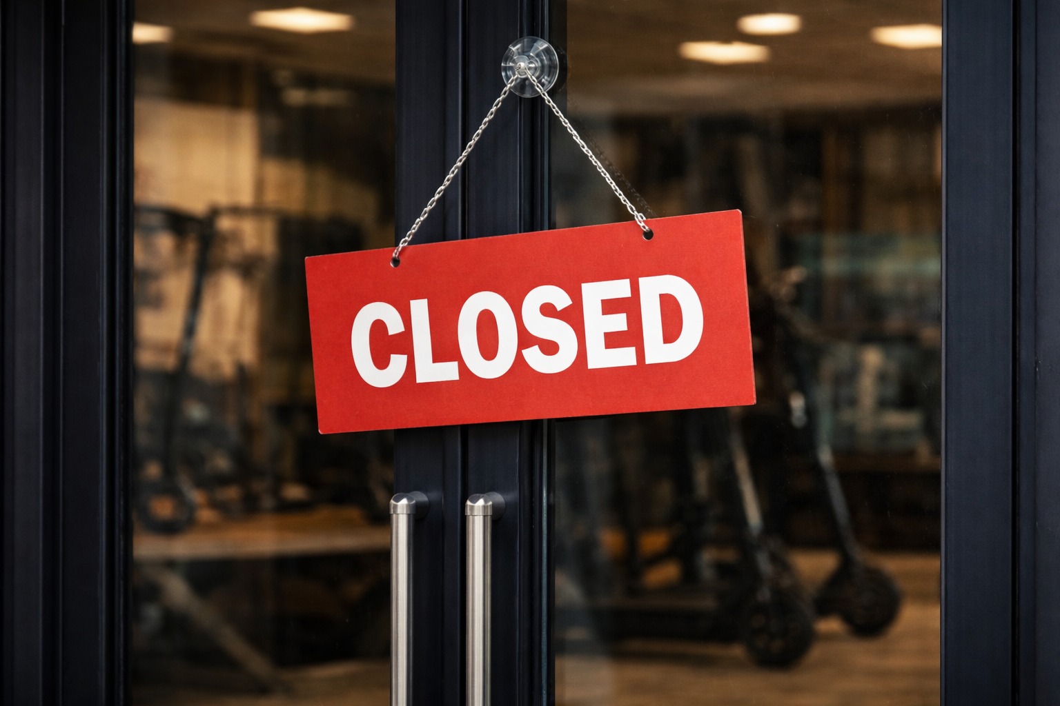 Scooter Store Closed