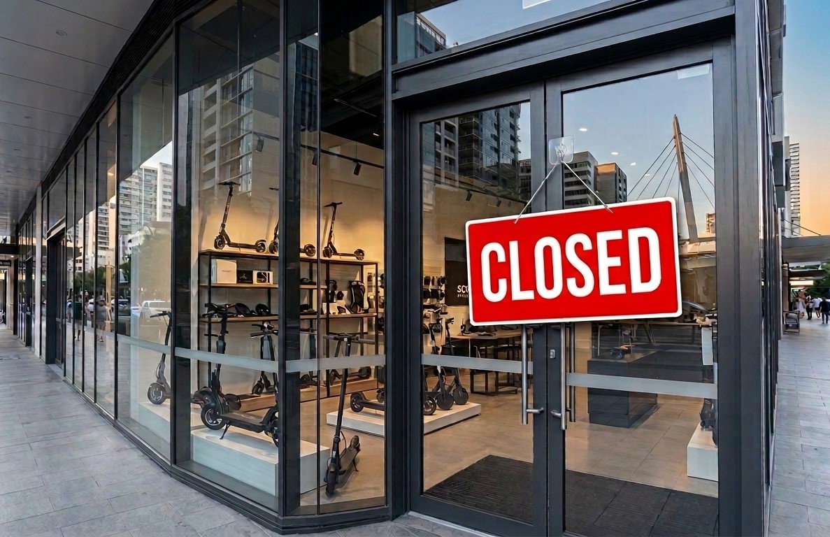 scooter store closed
