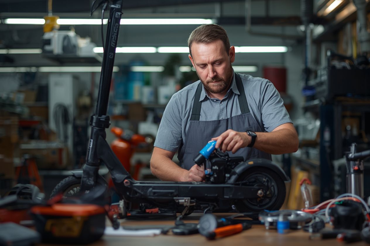 diagonising-e-scooter-battery