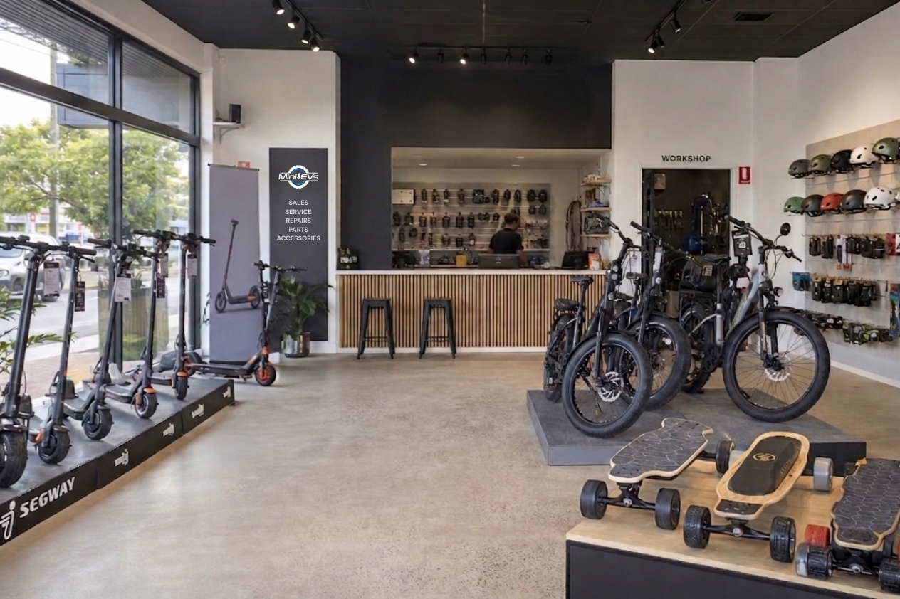 Mini EVs Mount Gravatt Service and Repair Centre for Electric Scooters and E-Bikes
